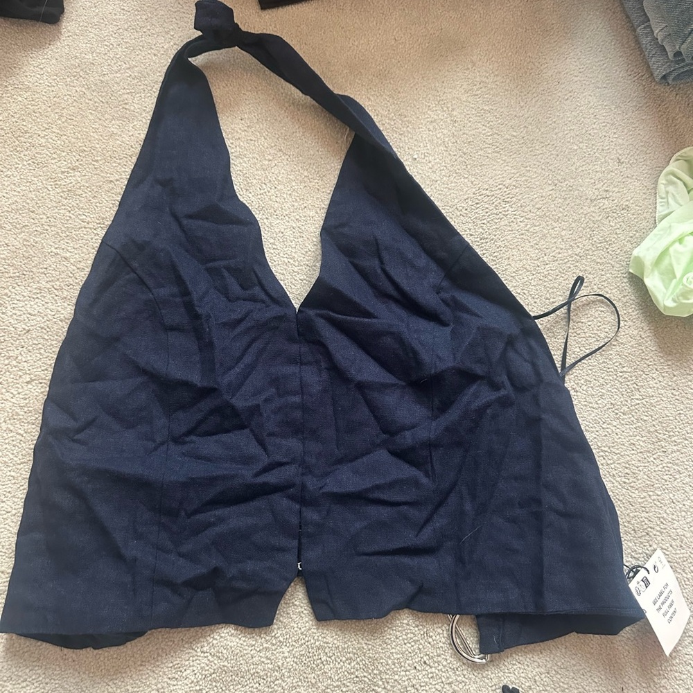 9 Blue & Floral Going Out Tops Bundle – Size S/M – $10